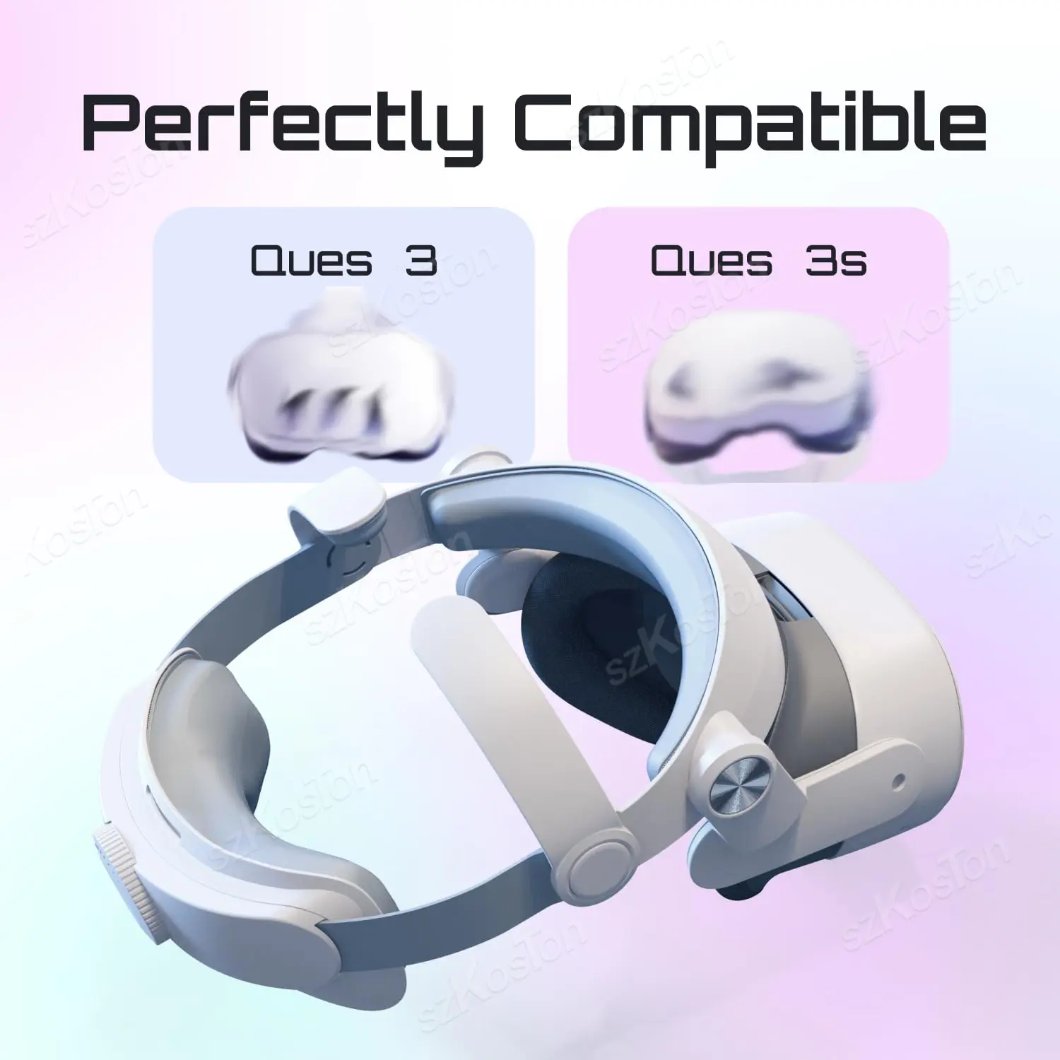 Comfort Head Strap for Meta Quest 3S and Quest 3 VR Headset Replacement Replaceable Elite Strap for Meta Quest3 Accessories
