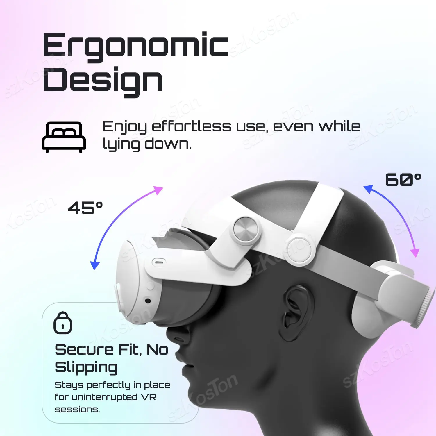 Comfort Head Strap for Meta Quest 3S and Quest 3 VR Headset Replacement Replaceable Elite Strap for Meta Quest3 Accessories