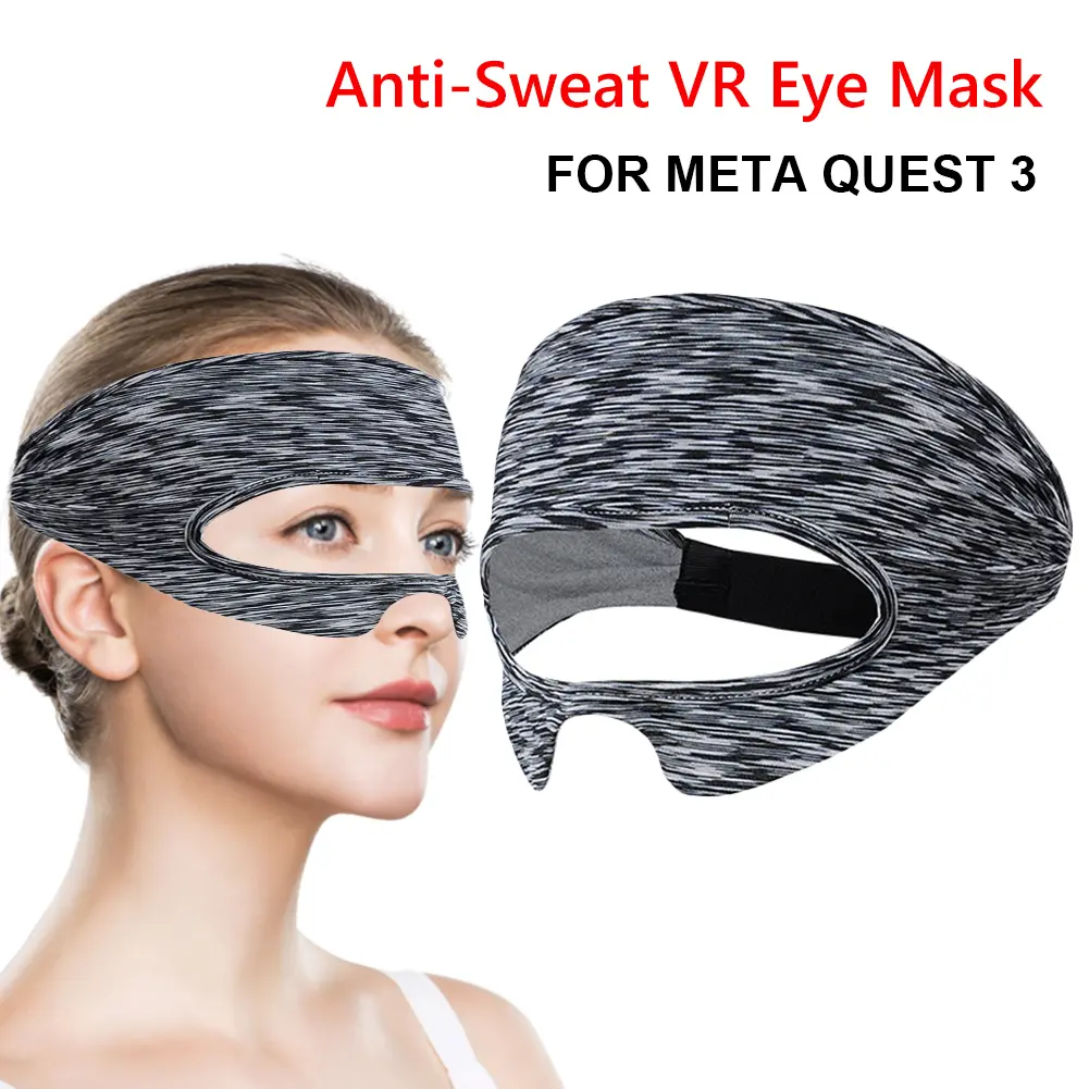 7pcs Accessories Set Controller Grips Face Cover Anti-Scratch VR Protective Cover Face Cover Lens Cover Soft for Meta Quest 3