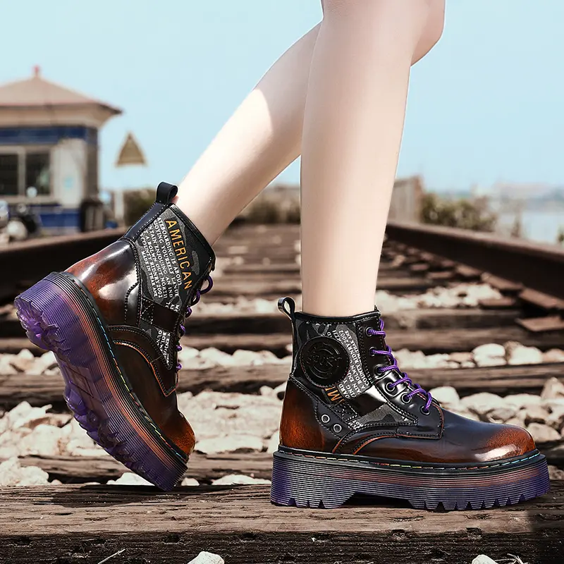 Genuine Leather 35~42 Winter Women's Increased 2023 New Warm Ankle Boots Fur For Women Boots High Top Female Heels Shoes Boot