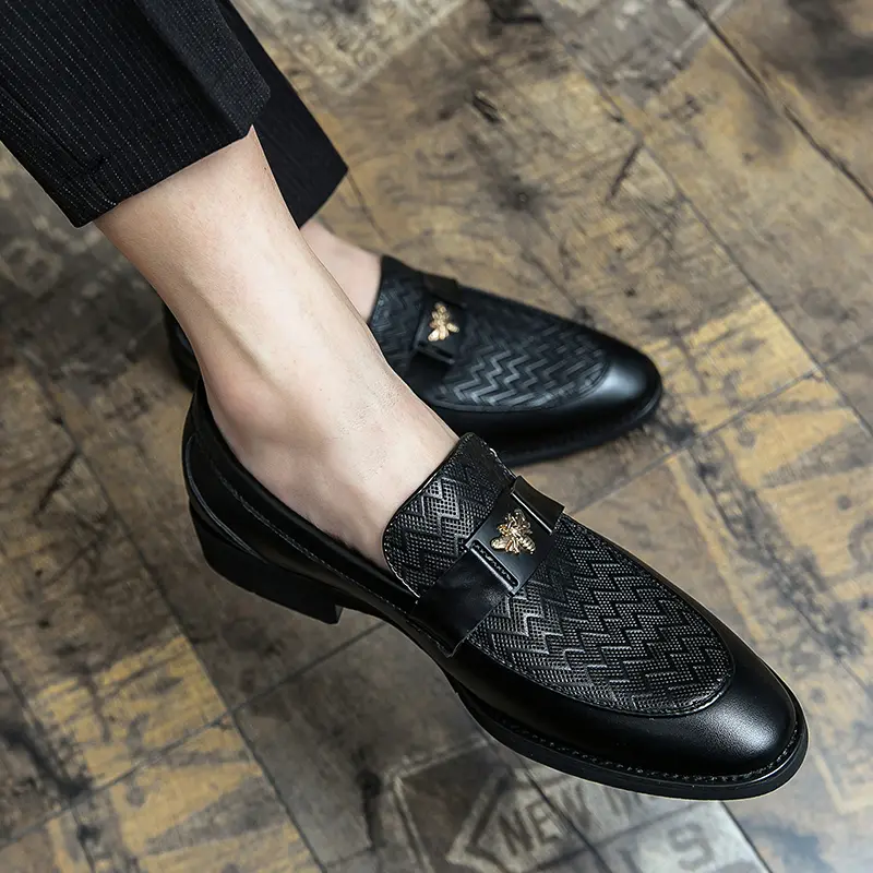Fashion Size 6~13 Mens Dress Casual Leather Designer Wedding Mules Luxury Business Italian Slippers Loafers Oxford Shoes for Men