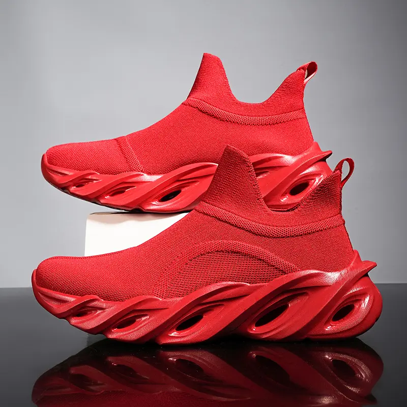 Breathable Men Women Blade Sneakers Lightweight Klein Blue Black Red Non-Slip Sports Shoes for Running Outdoor Walking Training