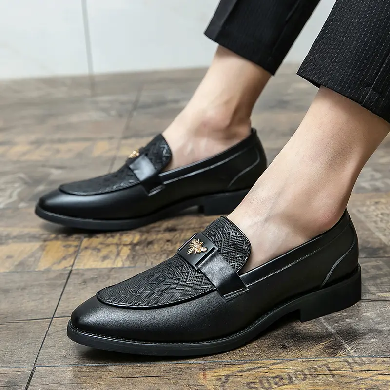 Fashion Size 6~13 Mens Dress Casual Leather Designer Wedding Mules Luxury Business Italian Slippers Loafers Oxford Shoes for Men