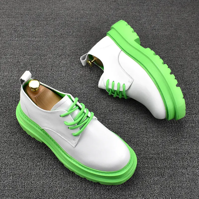 mens luxury fashion platform shoes brand designer black white shoe punk rock dresses original leather sneakers youth footwear