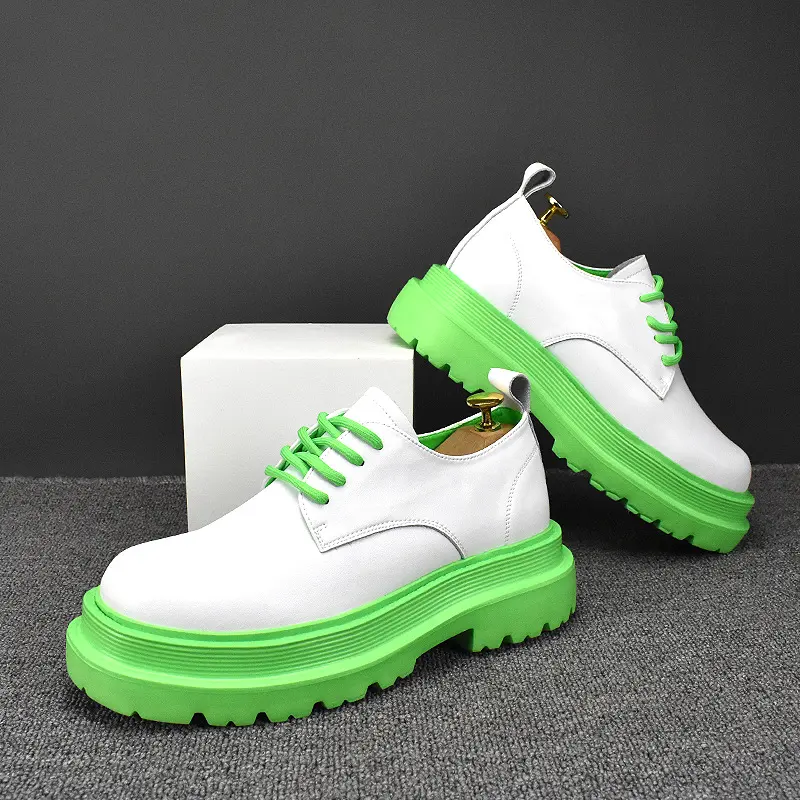 mens luxury fashion platform shoes brand designer black white shoe punk rock dresses original leather sneakers youth footwear