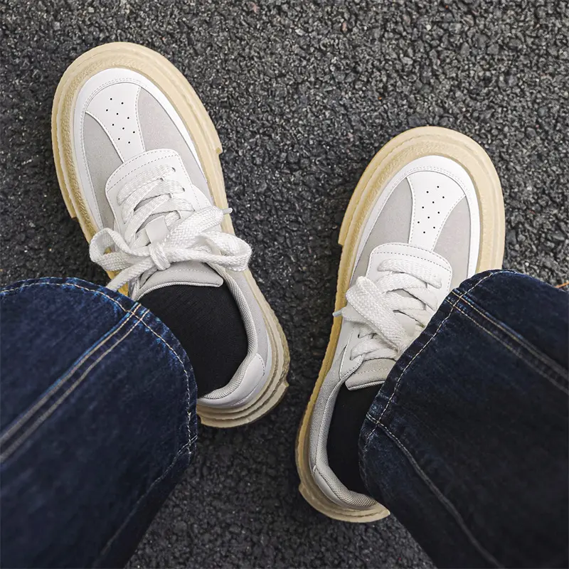 italian brand designer platform shoes for men fashion punk rock dress lace-up genuine leather oxfords shoe breathable footwear