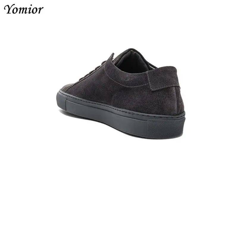 High Quality Men Luxury Brand Casual Shoes Fashion Autumn Comfortable Shoes Cow Suede Formal Flats White Loafers Sneakers