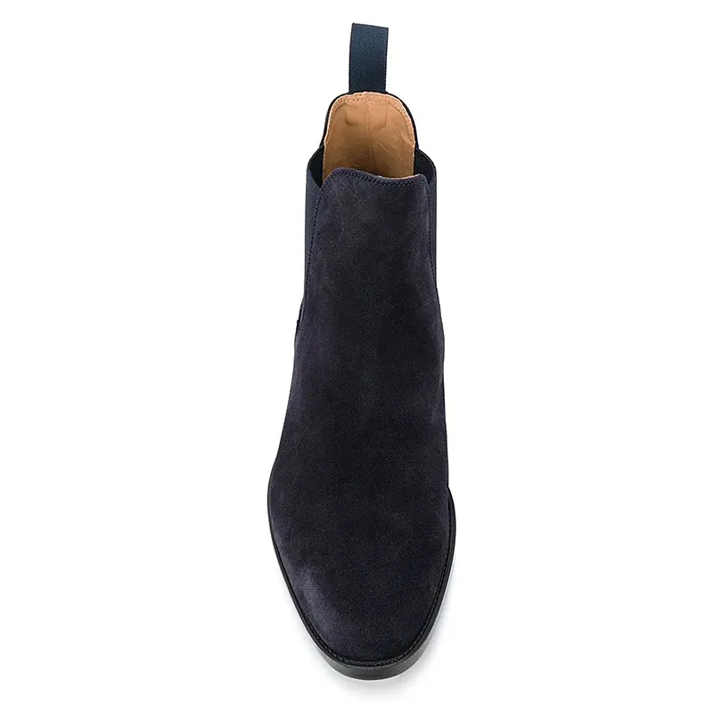 Handmade Classic Vintage Designer Cow Leather Men Ankle Boots Fashion Autumn Winter Quality Chelsea Boots Dress Platform Boots