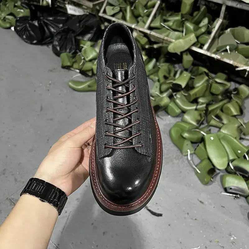 2025 Vintage British Men Casual Shoes Top Quality Handmade Japanese Luxury Cow Leather Ankle Boots Outdoor Tooling Desert Boots