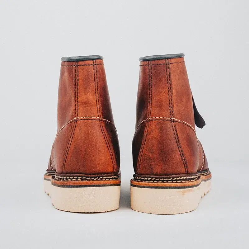 New 1907 Autumn Winter Vintage Green Men Casual Cow Leather Shoes Handmade Goodyear-Welted Dress Ankle Boots Motorcycle Boots