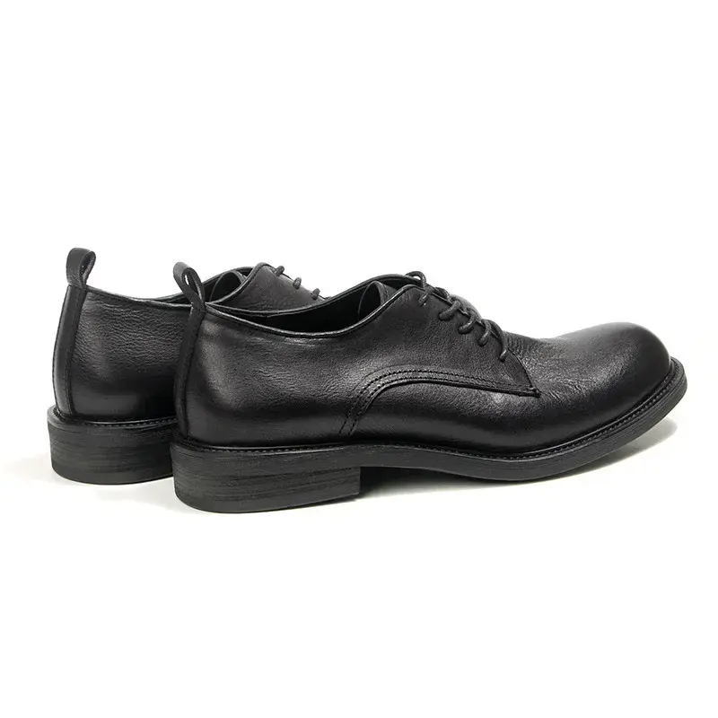 Fashion Ankle Boots British Men Shoes Handmade Cow Leather Designer Shoes Formal Dress Loafers Business Wedding Oxfords Lace-up