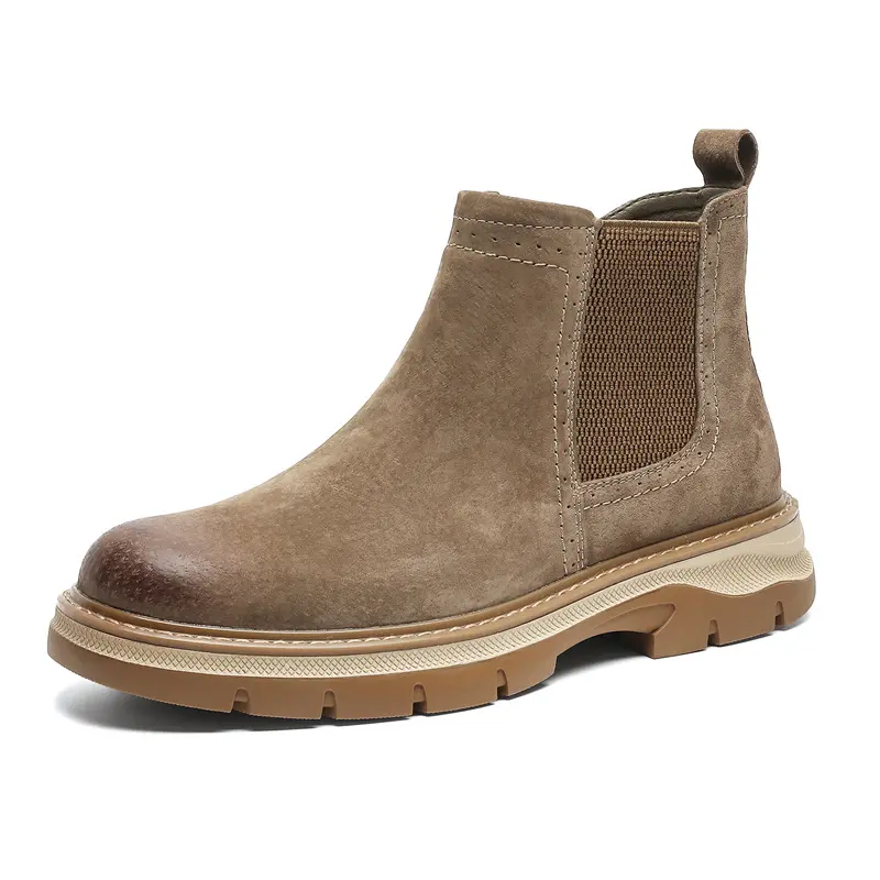 Handmade New High Quality Men Ankle Boots Real Leather Shoes Dress Tooling Boots Vintage British Outdoor Chelsea Boots