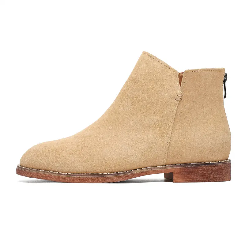 Handmade 2025 New Luxury Autumn Winter Men Ankle Boots Cow Suede Leather Shoes Tooling Business Boots Chelsea Boots Mens Shoes