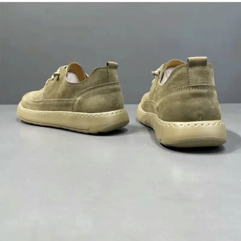 New Summer Fashion Men Casual Shoes Real Cow Leather British Dress Loafers Fashion Flats Breathable Business Sneakers