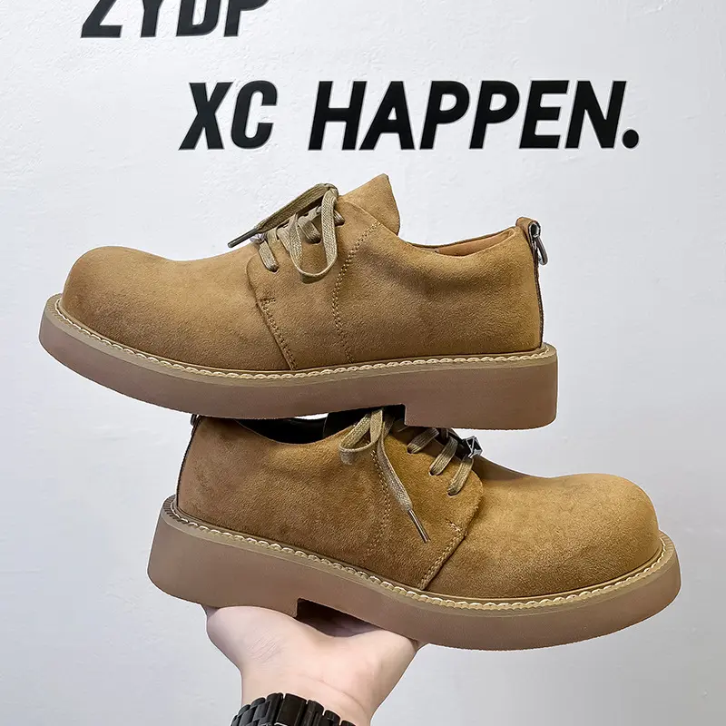 Breathable Height Increasing Designer Shoes Men Spring Autumn Dress Loafers Luxury Desert Shoes Business Sneakers Men Oxfords