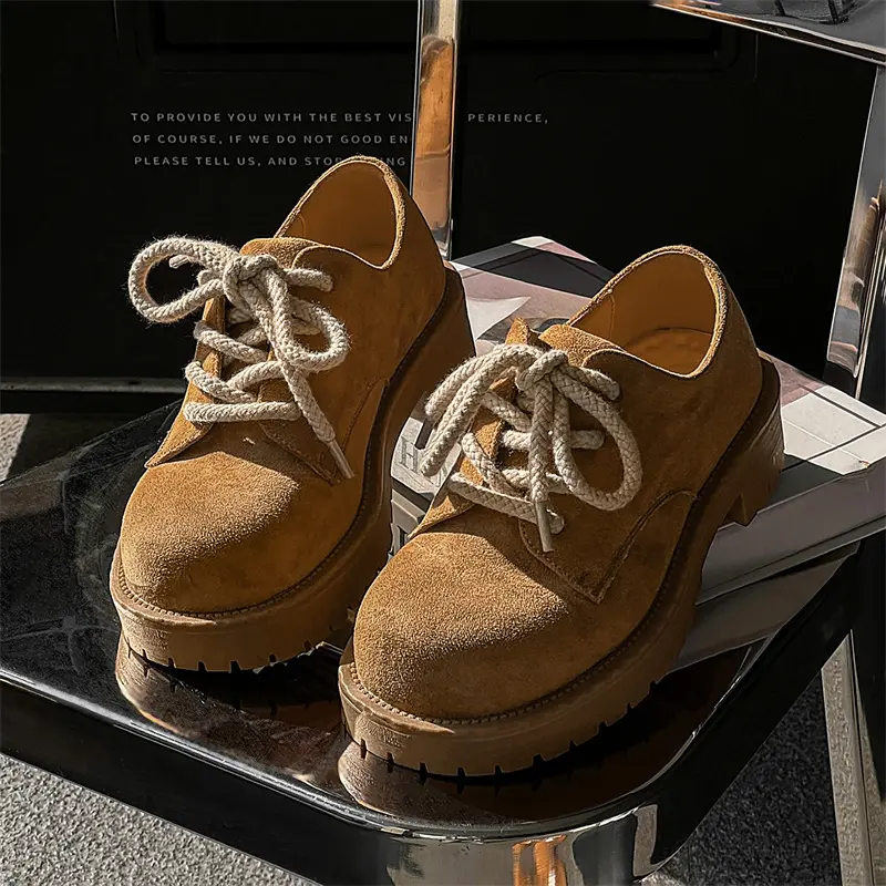Vintage Spring Autumn Men Tooling Ankle Boots Casual Leather Shoes Breathable Height Increasing Business Wedding Loafers