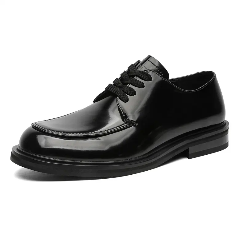 New Spring Summer Casual Men Dress Leather Shoes Business Vintage British Wedding Loafers Designer Shoes Italian Shoes Men