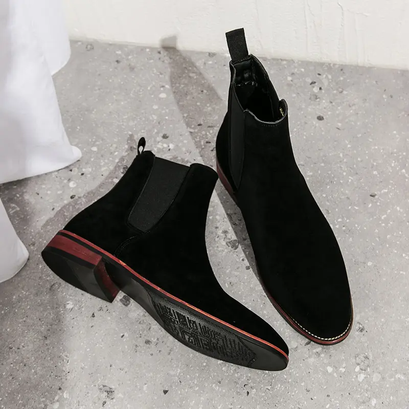 New Vintage British Casual Vintage British Men Ankle Boots Tooling Outdoor Business Chelsea Boots Spring Autumn High Quality