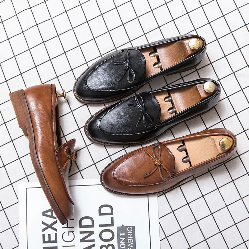 Yomior Luxury Brand New Designer Shoes Men High Quality Casual Shoes Vintage Tassel Formal Dress Shoes Wedding Loafers Flats