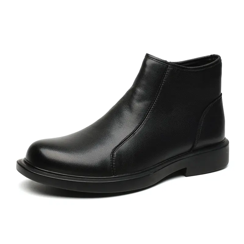 Luxury Autumn Winter Men Vintage Men Shoes High Quality Dress Leather Ankle Boots Business Work Wedding British Tooling Boots
