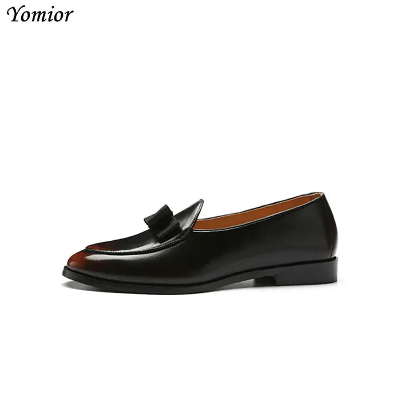 Man Classic Dress Leather Shoes Italian Business Formal Oxfords British Fashion Spring Autumn Business Wedding Shoes Big Size