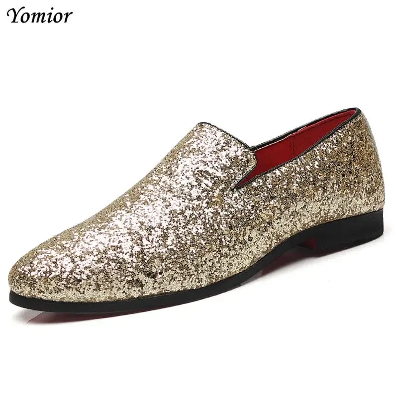 New Handmade High Quality Men Shoes Fashion Casual Wedding Dress Shoes Men's Banquet Office Party Loafers Leather Shoes Big Size