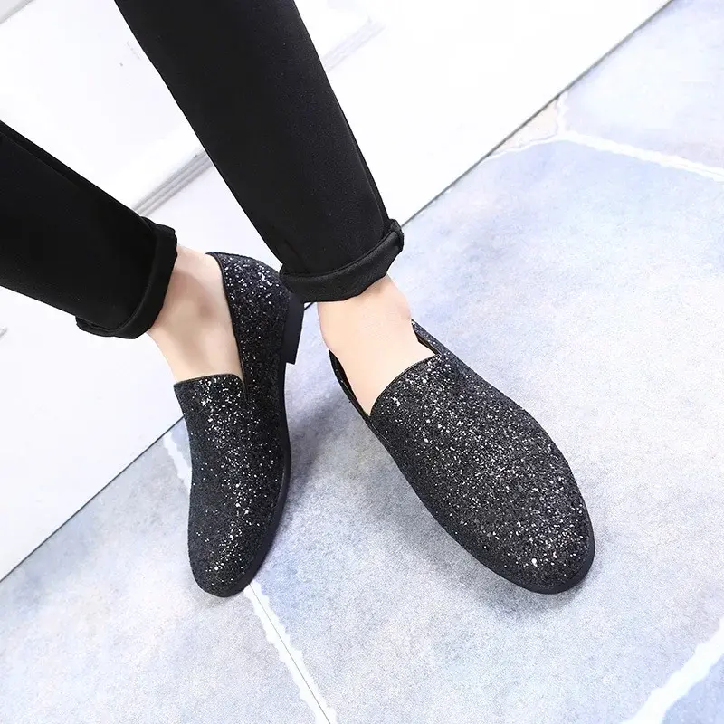 New Handmade High Quality Men Shoes Fashion Casual Wedding Dress Shoes Men's Banquet Office Party Loafers Leather Shoes Big Size