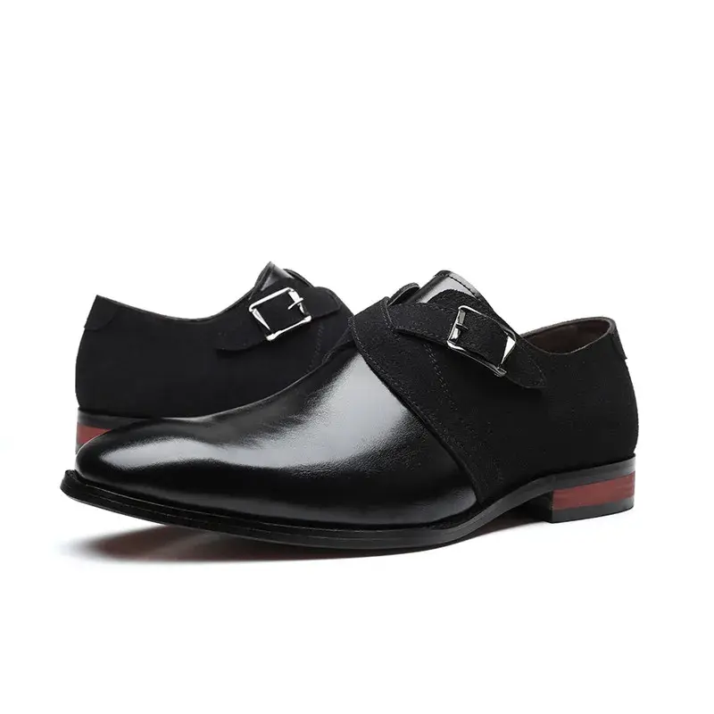 New Designer Vintage Italian Men Leather Shoes Slip-On Casual Business High Quality Formal Dress Loafers Office Wedding Oxfords