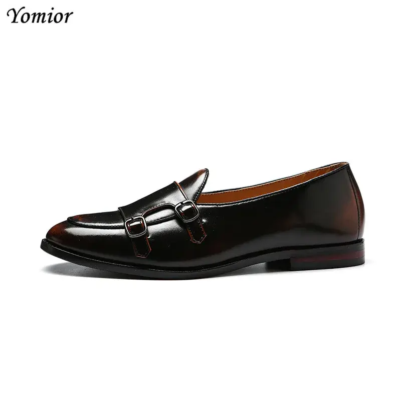 Men Casual Leather Shoes Fashion British Flats Comfortable Male Business Dress Shoes Formal Wedding Party Oxfords Designer Shoes
