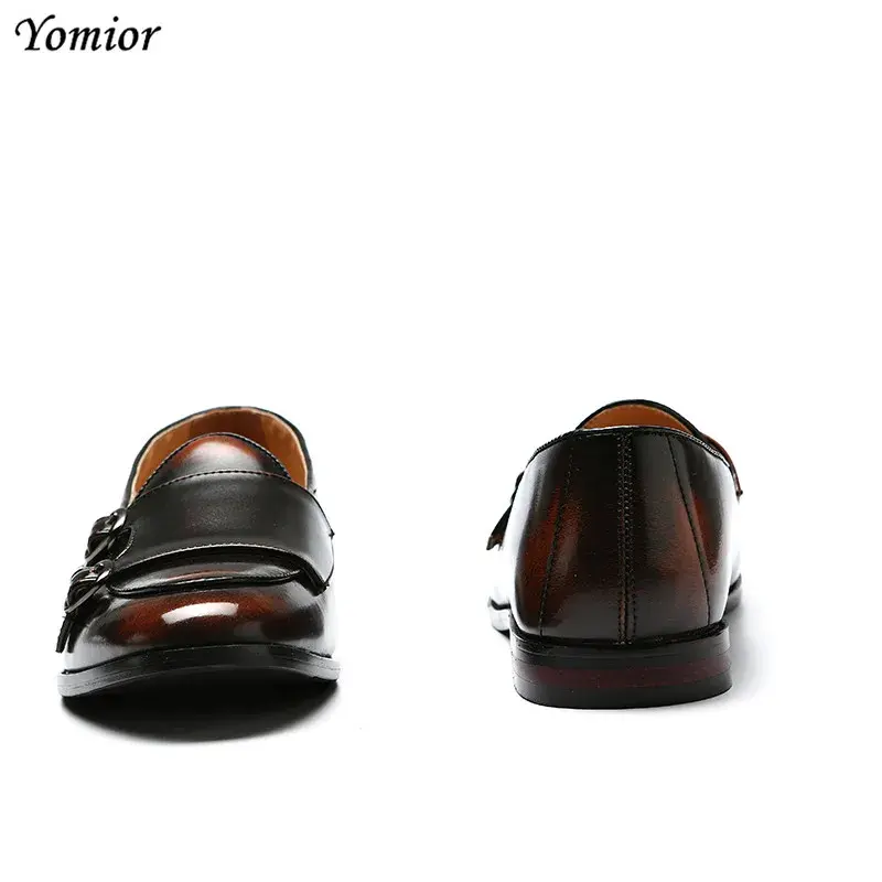 Men Casual Leather Shoes Fashion British Flats Comfortable Male Business Dress Shoes Formal Wedding Party Oxfords Designer Shoes