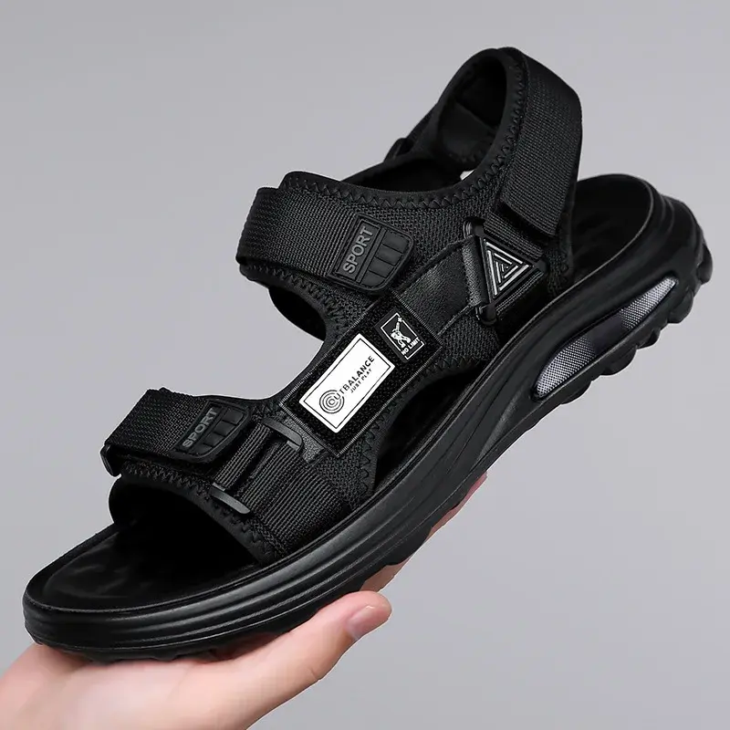 2025 Men's New Summer Casual Shoes, Fashionable Sports Trendy Wear-Resistant Sandals, Cool Beach Shoes