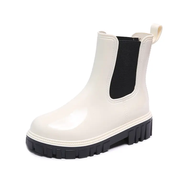 Women Shoes Korean Rain Shoes  Winter Fashion Outdoor Platform Rain Boots Water Wading Anti Slip Wear-resistant Water Shoes