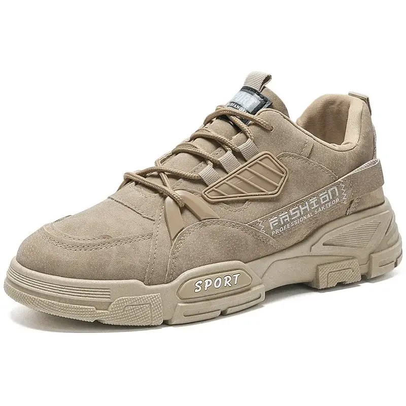 Men's Sneakers  Waterproof Work Boots Workwear Shoes Thick Soled Plush Cold Resistant Lace Up Anti Slip Cotton Shoes 2024