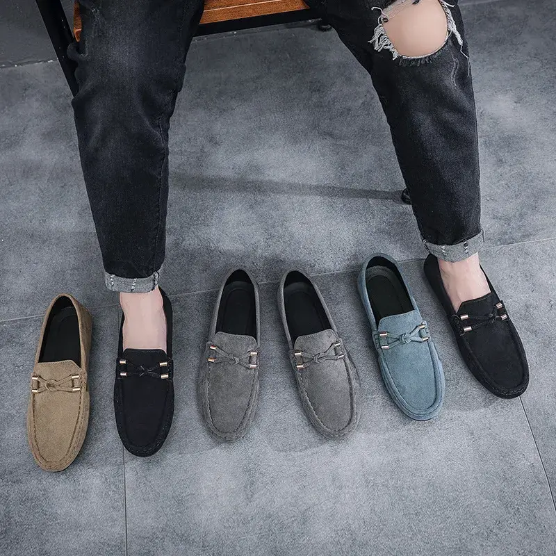 Men Loafers Breathable Shoes Men Sneakers Casual shoes Men's flats non-slip Driving Shoes Soft Moccasins Boat Shoes 2024