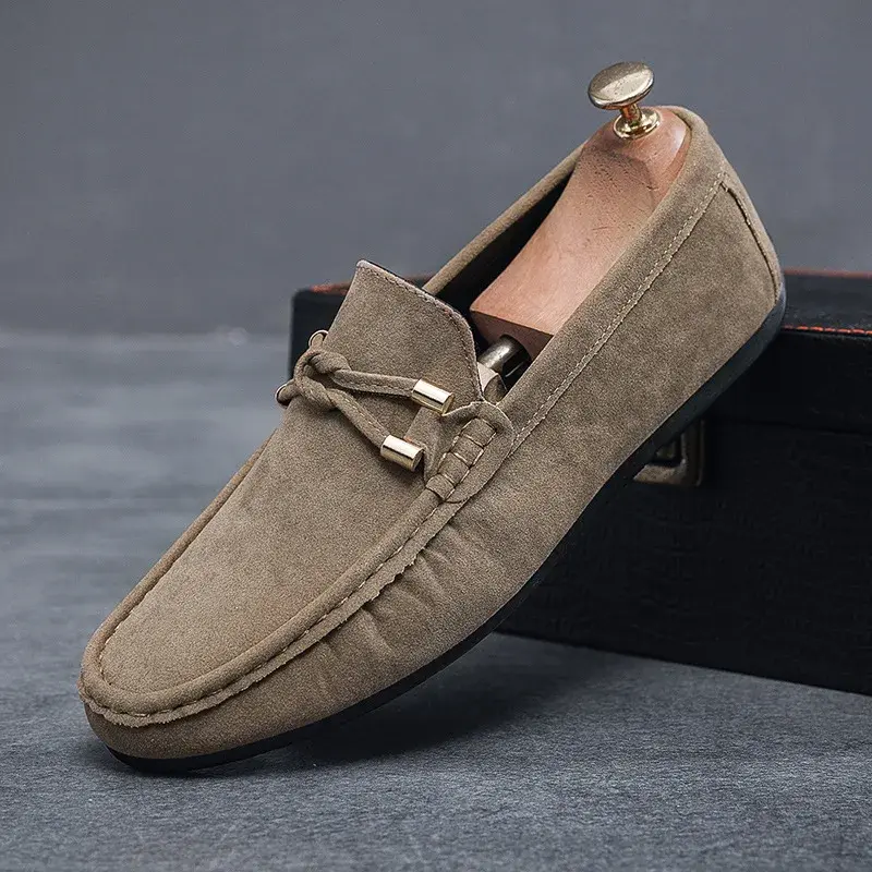 Men Loafers Breathable Shoes Men Sneakers Casual shoes Men's flats non-slip Driving Shoes Soft Moccasins Boat Shoes 2024