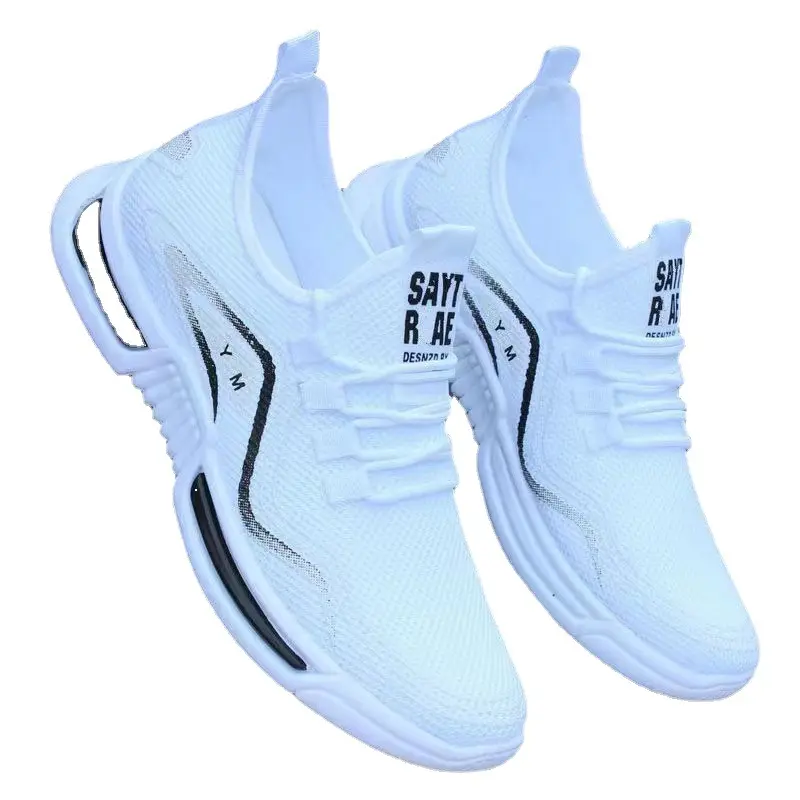 2024Summer Soft Bottom Casual Shoes   Hundred Trendy Breathable Mesh Sports Running Shoes Men's single Shoes Mens Tennis