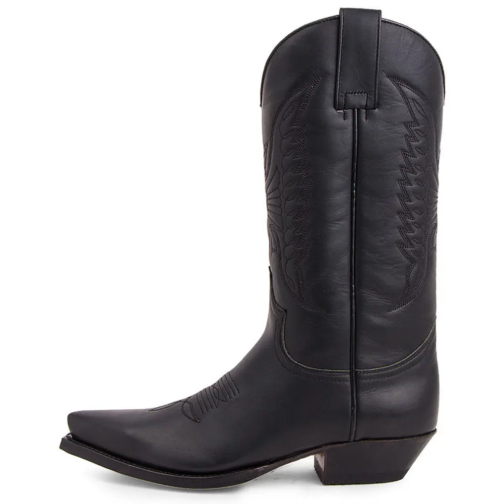 Men Western Cowboy Boots Winter Leather Shoes Embroidered High Boots Couple Shoes Lightweight Comfortable Plus Size 35-482024