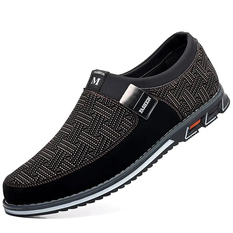 Men's Smart Casual Slip On Loafers With Assorted Colors, Dress Up Walking Shoes