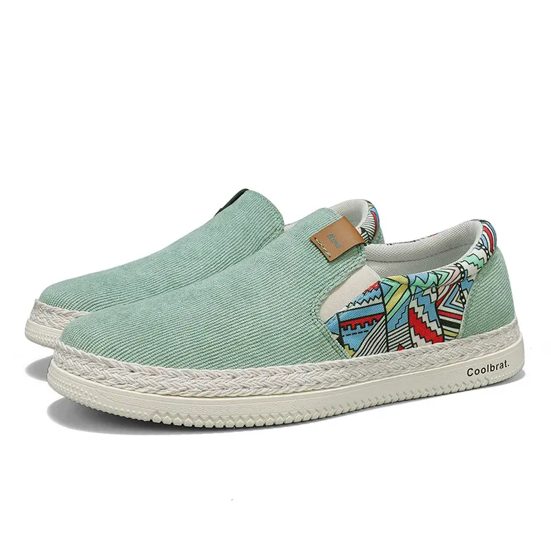 Flat Canvas Shoes For Men Fisherman Linen Cloth Loafers Summer Men's Sneakers New Style Shoes Sneakers Male Casual Shoes Man