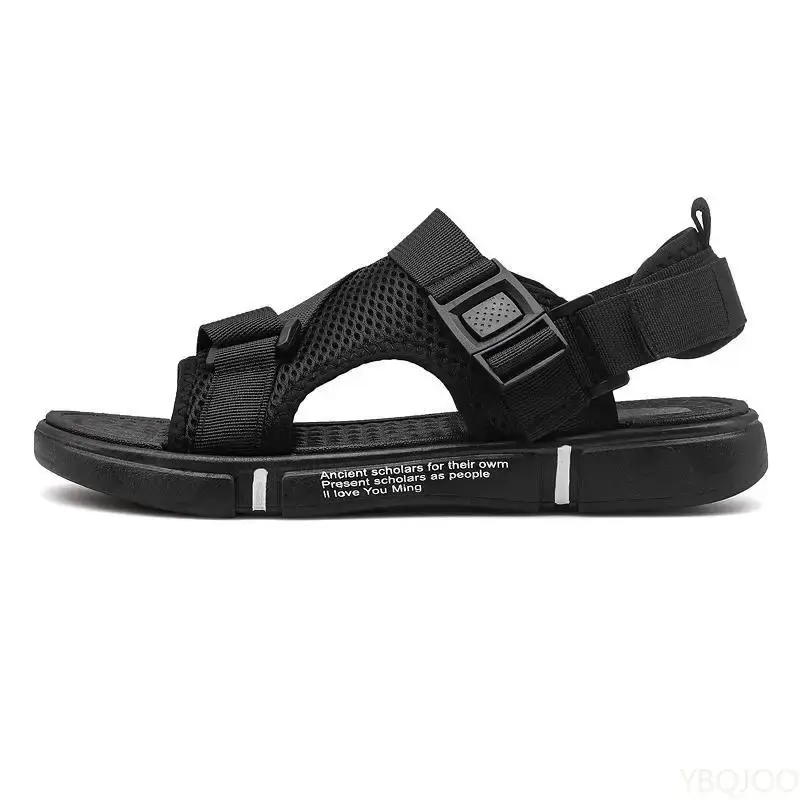 Summer Outdoor Breathable Comfort Slip on Open Shoes Casual Men Outdoor Sport Flat Sandals Shoes Soft Bottom Beach 2025