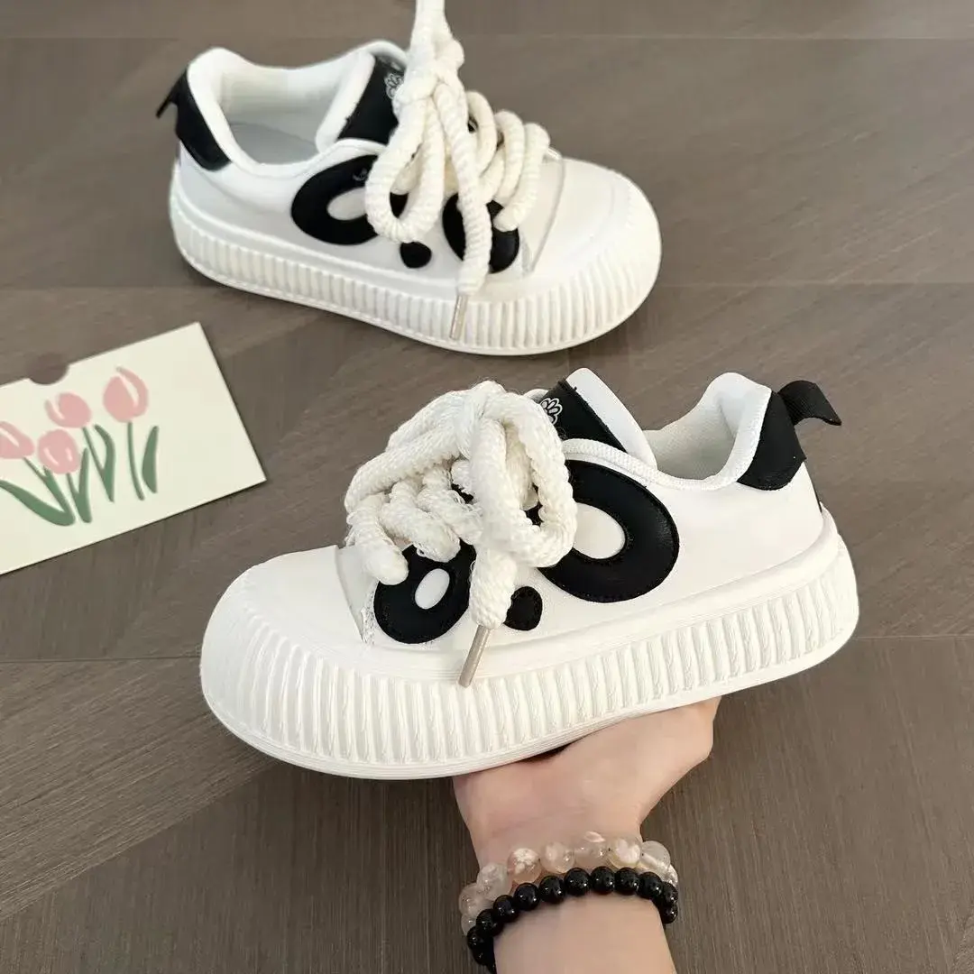 Tenis Women Sport Shoes New Platform Casual Shoe Fashion Black White Skateboard Shoes Trend Tennis Shoe All Match Athletic Shoe