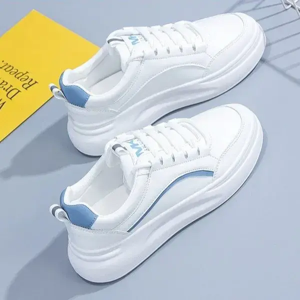 Shoes for Women's Sneakers Leather Shoes Casual Flats Sneakers Female Fashion Comfort Vulcanized Platform Shoes Zapatos De Mujer