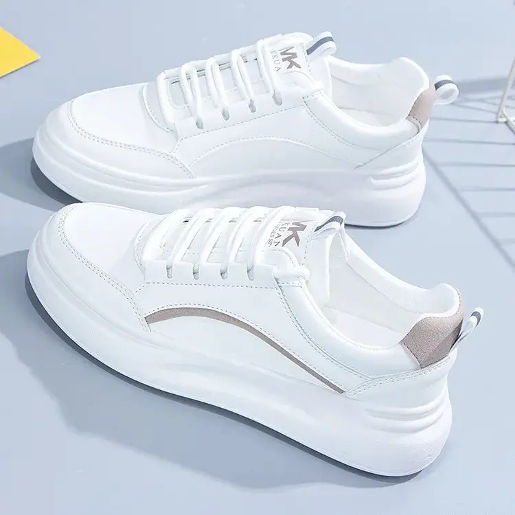 Shoes for Women's Sneakers Leather Shoes Casual Flats Sneakers Female Fashion Comfort Vulcanized Platform Shoes Zapatos De Mujer