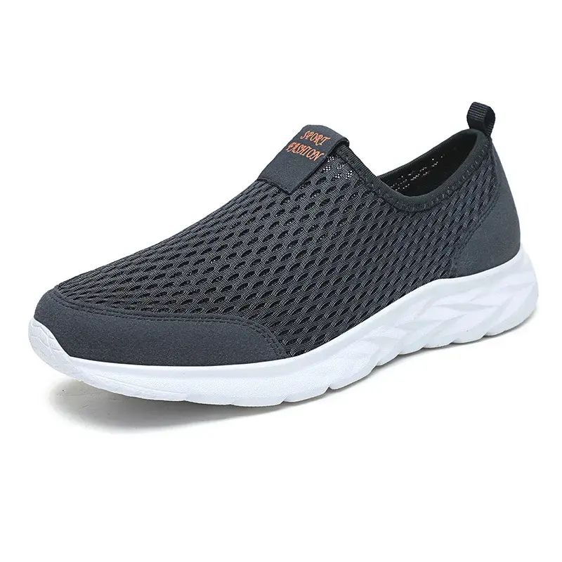 2025 Men's Sneakers Breathable Mesh Men Casual Shoes Outdoor Non-Slip Big Size Loafers Walking Lightweight Male Tennis shoes