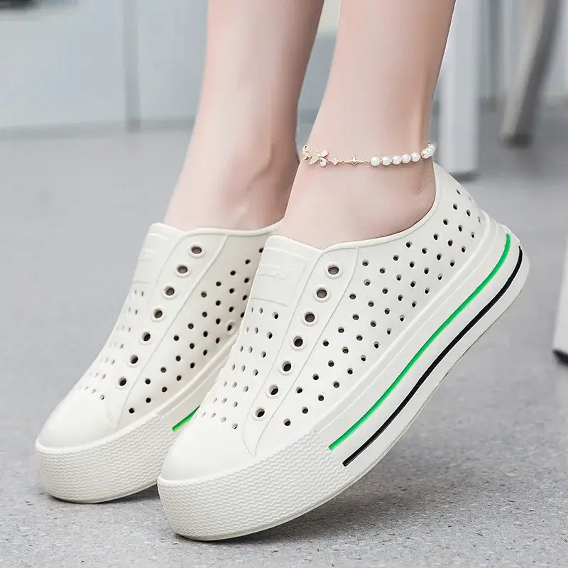 EVA Sandals Women Summer Comfort Non Slip Height Increase Beach Shoes Women Casual Women Slip on Platform Wading Shoes