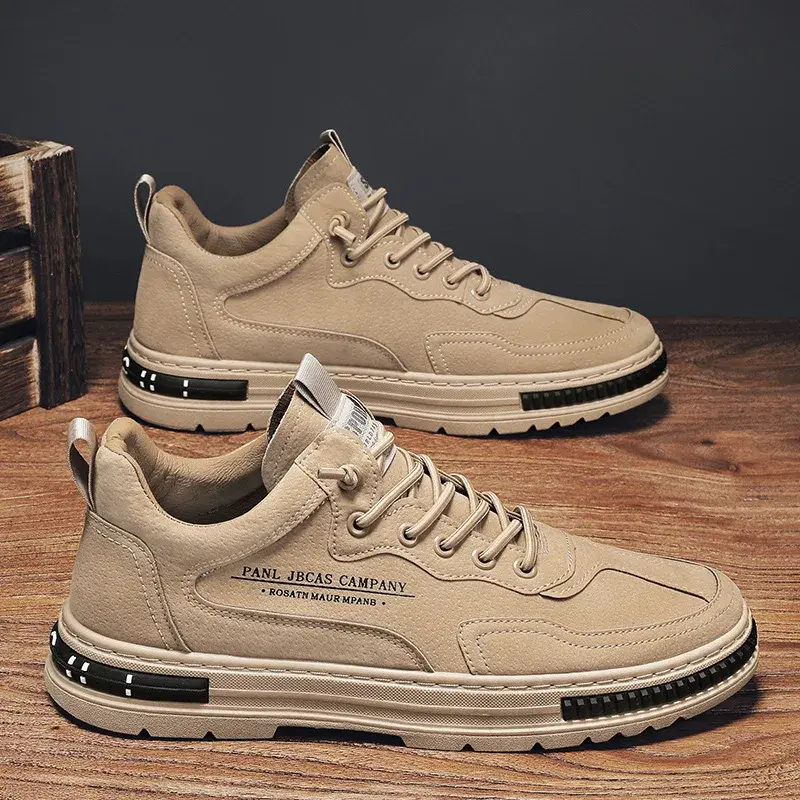 Mens Shoes Casual Summer Sneakers Outdoor Platform Hiking Fashion Luxury Leather Loafers Tennis Ankle Boots Flat Trainers 2024