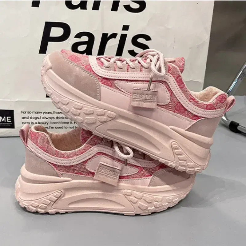 Women Casual Canvas Sneakers Designer Platform Running Sneakers Lace-Up Tennis Shoes Women Lightweight Walking Vulcanized