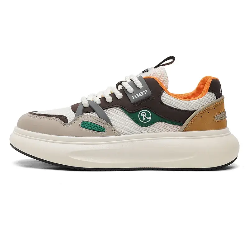 Mens Casual Outdoor Sneakers Autumn New Breathable Walking Running Shoes for Men Tennis Fashion Non-slip Thick Sole Sport Shoes