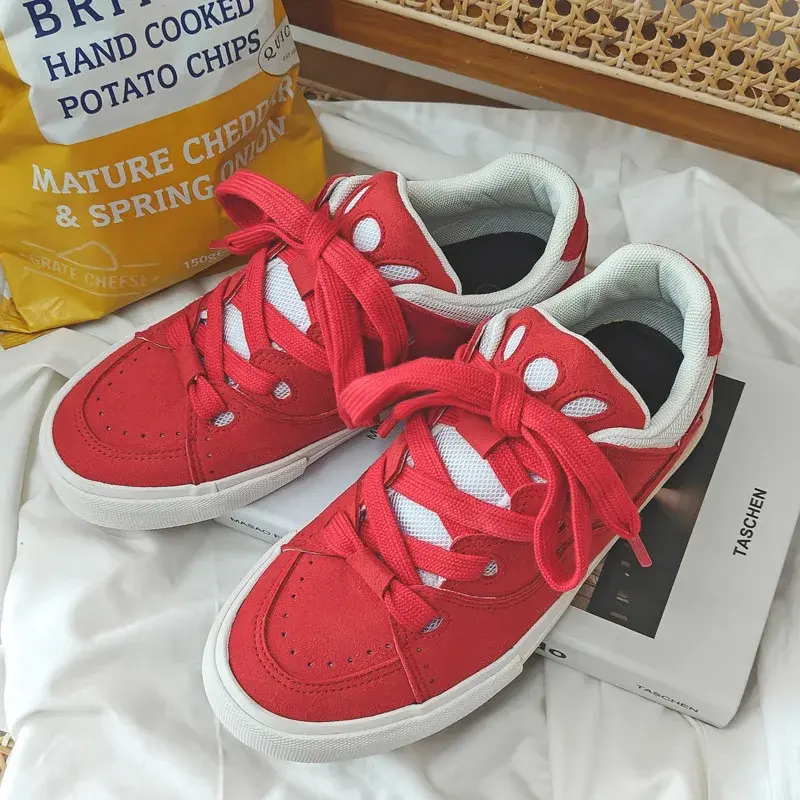 Couple Canvas Shoes  Spring Retro Fashion Men's Women's Breathable Flat Board Shoes Outdoor Street Sports Casual Shoes