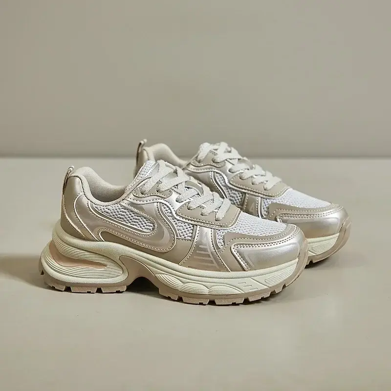Women Sneakers Casual Sports Running Shoes Breathable Platform Sneakers Woman Outdoor Jogging Shoes Thick Bottom Vulcanize Shoes